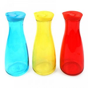Бутылка стеклянная "Ямайка" 1л, д5,5см, h25см, пластмассовая