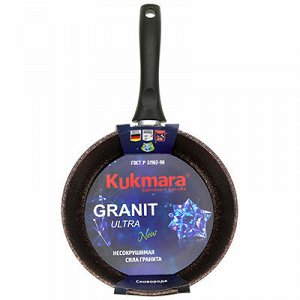 "Granit Ultra" Сковорода с тефлоновым покрытием д26см, h6см,