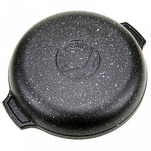 "Мрамор темный" Сковорода с тефлоновым покрытием д18см, h3,5