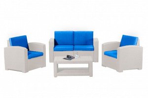 Комплект мебели Rattan Premium 4, серый
