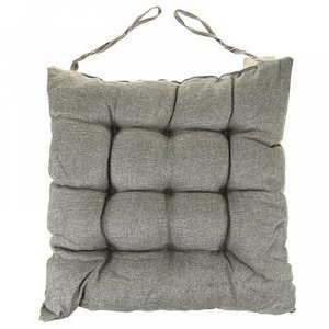 Подушка для стула 40х40х6см "МОДЕРН" искусственная ткань под