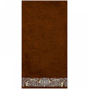 "Fersace" Полотенце махровое 70х130см, коричневый (Россия)