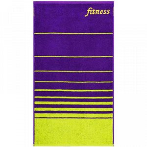"Fitness lilla" Полотенце махровое 50х90см, фиолетовый (Росс