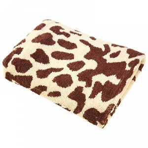 "Leopardo" Полотенце махровое 50х90см, коричнево-бежевый (Ро