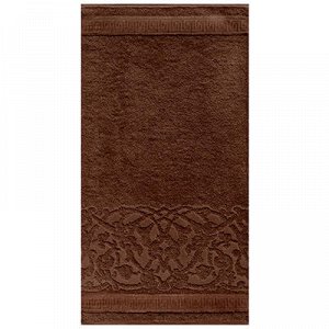 "Montecchi" Полотенце махровое 50х90см, 420гр/м2, коричневый