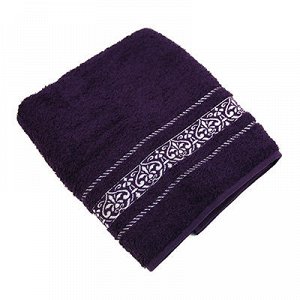 "Nebbia" Полотенце махровое 70х130см, темно-фиолетовый (Росс