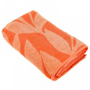 "Peach color" Полотенце махровое 100х150см, оранжевый (Росси