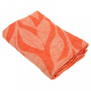 "Peach color" Полотенце махровое 70х130см, оранжевый (Россия