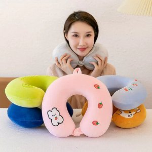 Подушка для шеи, с эффектом памяти, дорожная подушка для сна