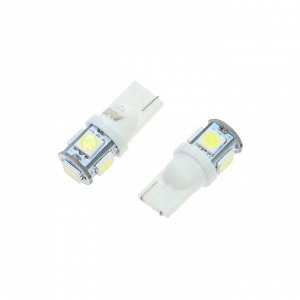 Лампа светодиодная AVS Т027-10 Т10, белый, W2.1x9.5d, 5050 3 chip, W5W, 10 шт.