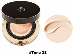PrettySkin Кушон для лица (№21 Light Beige, Светло-бежевый) Cushion Dramatic SPF50+PA++++, 15 гр
