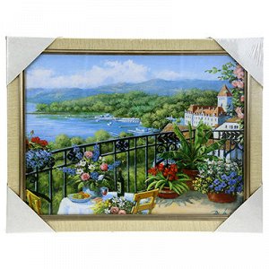 Картина 40х30см "Вид с балкона" (Россия)
