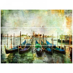 Картина на досках 30х40см "Венеция-Моретти", сосна (Россия)