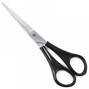 Ножницы для стрижки волос "№1" 16,5см, хромированные, пластм