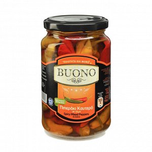 Перец острый ассорти, BUONO 330г