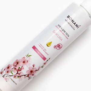 Крем для тела с маслом ши и миндаля, увлажнение, 300 мл, BONAMI