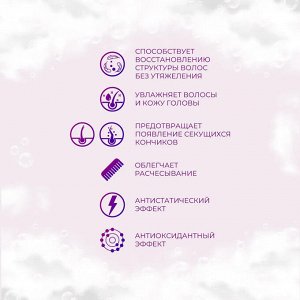 Ollin Megapolis Кондиционер для волос с экстрактом черного риса Оллин 400 мл