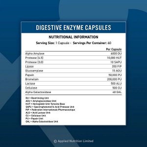 Энзимы Applied Nutrition Digestive Enzyme - 60 капс.
