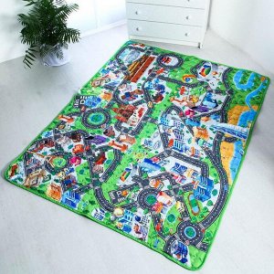 Игровой коврик - сумка для детей «Дороги», 2 в 1, 200x155 см, Крошка Я