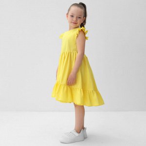 Платье детское KAFTAN Princess 34 (122-128 см), жёлтое