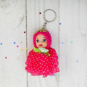 Игрушка куколка-брелок "Девочка-ангелочек" рюшечки, цвета МИКС
