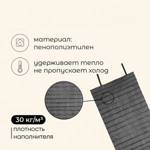 Коврик туристический maclay, складной, 180x60x1 см, МИКС