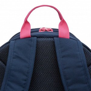 Рюкзак школьный GRIZZLY с карманом для ноутбука 13", жесткой спинкой, двумя отделениями, для девочки