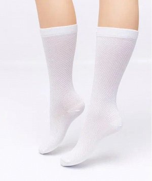Гольфы детские ажурные из хлопка цвет Белый