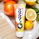 Зубная паста KAO Clear Clean (свежий ЦИТРУСОВЫЙ ВКУС) лечебно-профилактическая с микрогранулами, 120г. Япония