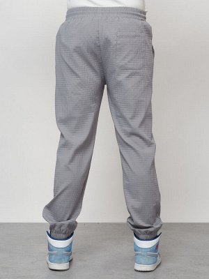 Спортивный костюм мужской модный серого цвета 35021Sr