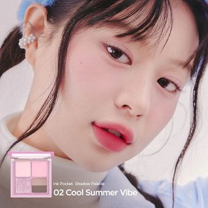 Компактная палетка теней для век Peripera Ink Pocket Shadow Palette #02 Cool Summer Vibe, 6.4г