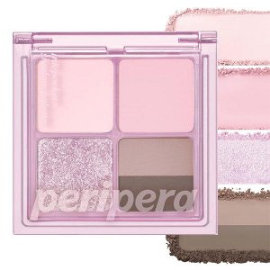 Компактная палетка теней для век Peripera Ink Pocket Shadow Palette #02 Cool Summer Vibe, 6.4г
