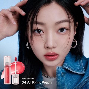 Тинт с эффектом влажных губ Peripera Water Bare Tint #04 All Right Peach, 3.7г