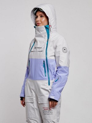MTFORCE Горнолыжный комбинезон женский зимний фиолетового цвета 2320F