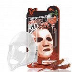 ELIZAVECCA RED GINSENG DEEP POWER RINGER MASK PACK - Тканевая маска для лица с красным женщенем