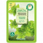 КR/М BEAUUGREEN Contour  3D Green Tea Essence Mask Маска-салфетка д/лица "Зеленый чай"