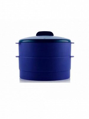 Пароварка 1-уровень с крышкой, синяя - Tupperware®.