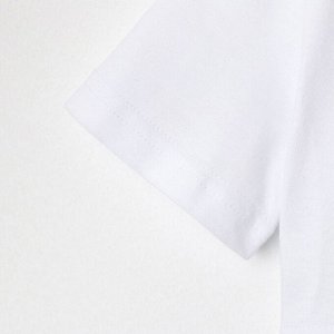 Футболка детская укороченная KAFTAN "Love", 28 (86-92 см), белый