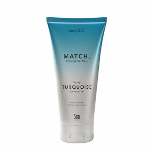Оттеночная маска для волос бирюзовая SensiDO Match 200 мл