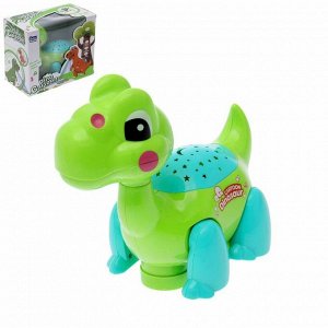 Развивающая игрушка "Динозавр", двигается, световые и звуковые эффекты, МИКС