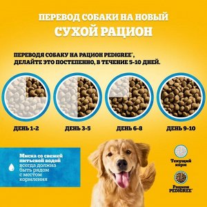 Сухой корм Pedigree для собак всех пород, говядина, 13 кг