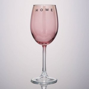 Бокал для вина «Home», 360 мл, розовый