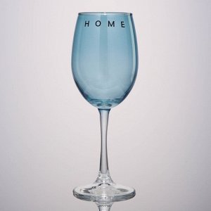 Бокал для вина «Home», 360 мл, синий