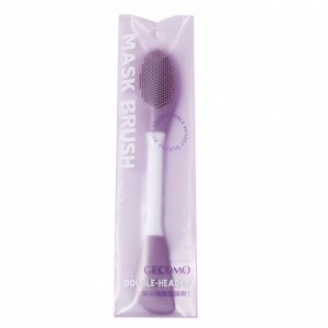 Лопатка щеточка силиконовая для лица Double-headed Silicone Mask Brush Gecomo 1 шт