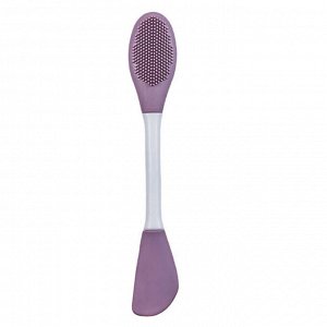Лопатка щеточка силиконовая для лица Double-headed Silicone Mask Brush Gecomo 1 шт