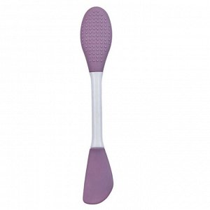 Лопатка щеточка силиконовая для лица Double-headed Silicone Mask Brush Gecomo 1 шт
