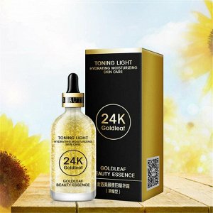 24K Gold Essence Глубоко концентрированная увлажняющая антивозрастная сыворотка против морщин 100ml.