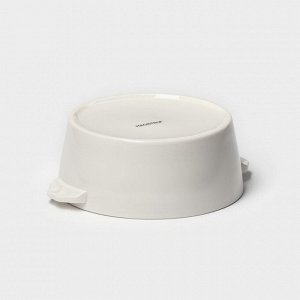 Салатник Magistro Whitewarm, 700 мл, 18*15*6 см, фарфор, белый