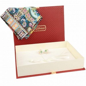 Подарочный набор платок шейный и серьги Venuse 73014 №60