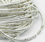 Бусины Гематит Россия Диск 3х1 мм Серебристый